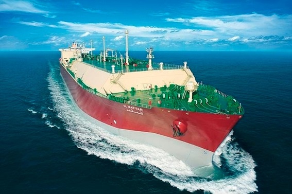 삼성중공업이 카타르로부터 수주해 건조한 LNG선.ⓒ삼성중공업