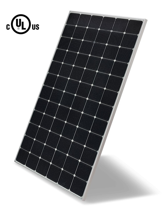 LG전자의 '양면발전 태양광 모듈' 제품 ⓒLG전자
