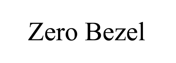 삼성전자가 특허청에 출원 신청한 'Zero Bezel' 상표 이미지 ⓒ특허청