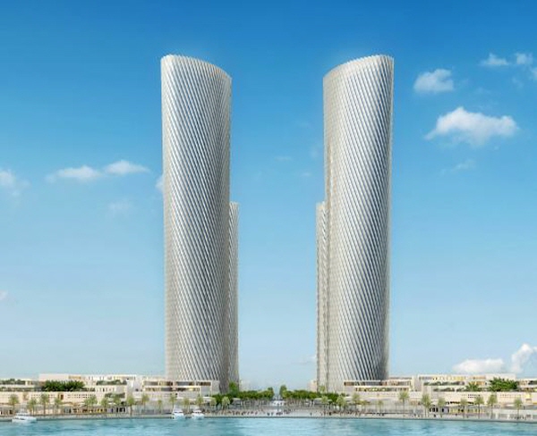현대건설이 수주한 카타르 루사일 프라자 타워 조감도. ⓒ현대건설