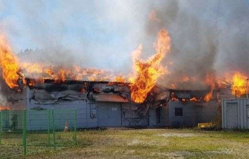 지난해 9월 24일 강원 평창군 미탄면 평안리 풍력발전소 ESS 발전실에서 화재가 발생했다.ⓒ연합뉴스