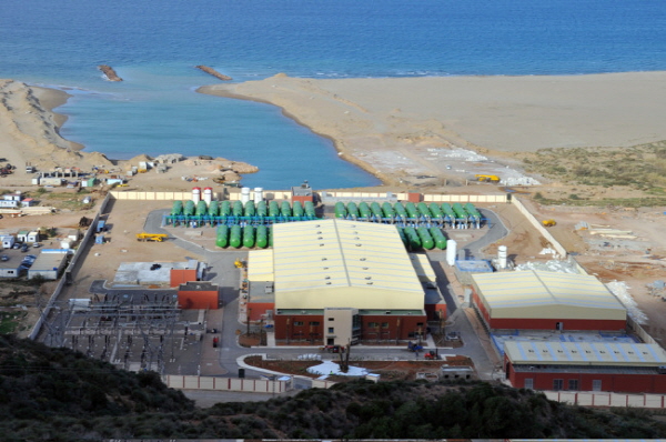GS이니마가 2011년 상업운전을 개시한 알제리 모스타가넴 해수 담수화플랜트 전경.ⓒGS건설