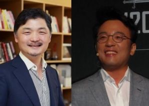 김범수 카카오 의장(좌), 김택진 엔씨 대표(우)ⓒ