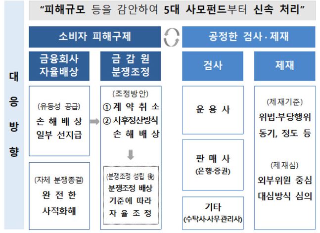 환매연기 사고가 발생한 사모펀드에 대한 금융당국의 피해자 구제가 신속히 전개되고 있다. ⓒ금융감독원