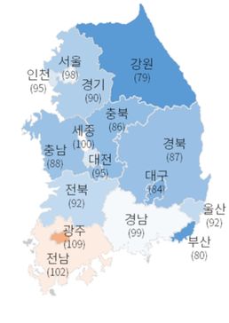 지역별 BIS ⓒ대한상의