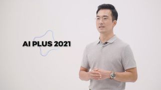 정상원 이스트소프트 대표가 'AI 플러스 2021'에서 스피치를 하고 있다.ⓒ이스트소프트