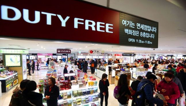 인천공항의 한 면세점ⓒ연합뉴스