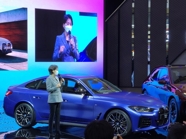 국내 최초로 공개되는 BMW 고성능 전기차 'i4'ⓒBMW