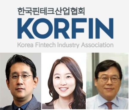 핀테크산업협회는 이날 오전 10시부터 제4대 협회장 선출을 위한 온라인 투표를 진행 중이다. 투표는 다음날인 오는 17일 오후 2시까지 진행된다. 사진은 정인영 디셈버앤컴퍼니 대표, 이혜민 핀다 대표, 이근주 한국간편결제진흥원장 모습. ⓒ핀테크산업협회