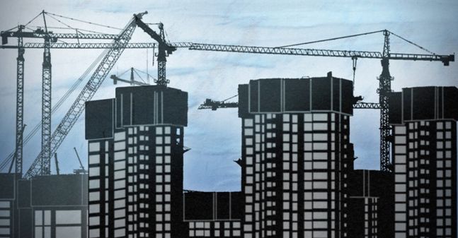 상장 대형건설사 7곳의 지난해 총 영업이익이 전년보다 4.8% 감소한 것으로 나타났다. ⓒ연합