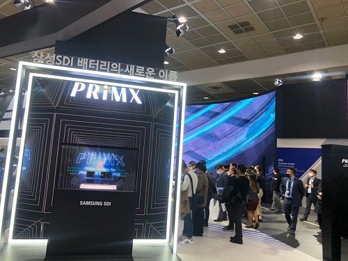 삼성SDI 부스 전경. 독자 브랜드인 