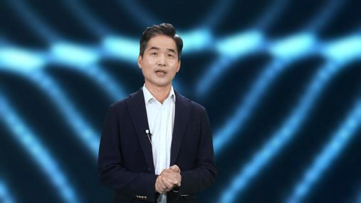 삼성전자가 13일 온라인으로 개최한 제1회 '삼성 6G 포럼(Samsung 6G Forum)'에서 승현준 삼성리서치 연구소장 사장이 인사말을 전하고 있다.ⓒ삼성전자