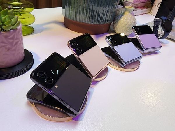 삼성전자의 폴더블폰 신제품 '갤럭시Z플립4'.ⓒ연찬모 기자