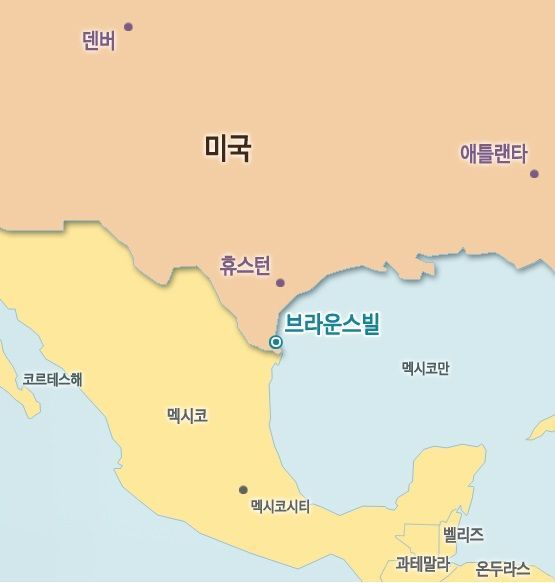 미국 텍사스 LNG 프로젝트 현장 위치도.ⓒ삼성엔지니어링