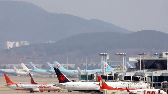 인천공항 주기장 ⓒ연합뉴스