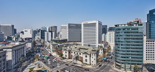 한국은행 본관 및 별관ⓒ한국은행