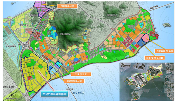 인천 영종하늘도시 개발 주요 프로젝트ⓒ인천경제자유구역청 홈페이지