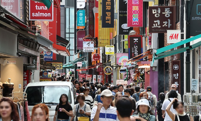 서울 명동 거리 모습. ⓒ연합