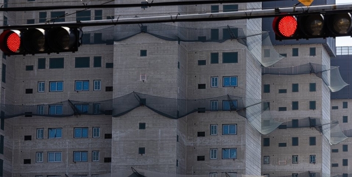 서울 한 재건축 아파트 현장, 본문과 무관. [출처=연합]