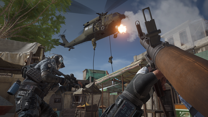 스마일게이트가 VR FPS ‘크로스파이어: 시에라 스쿼드’를 출시했다. 스마일게이트