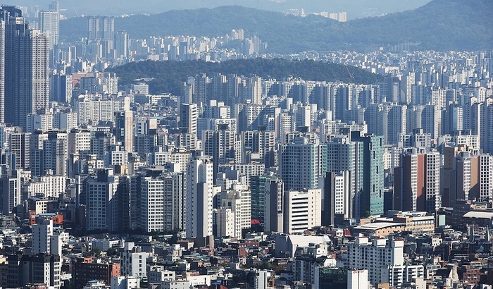 서울 아파트 전경. 연합