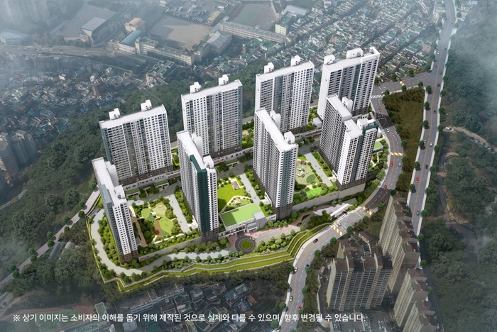문현 푸르지오 트레시엘 조감도. LH·대우건설 컨소시엄