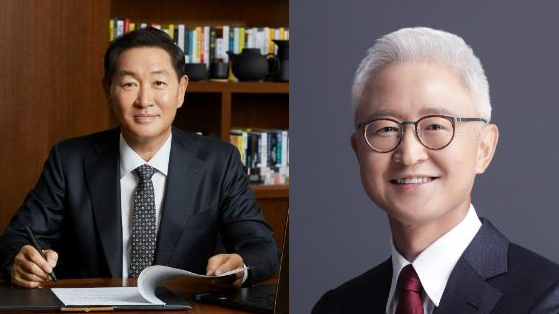 (왼쪽부터) 한종희 DX부문장 부회장·경계현 DS 부문장 사장. 삼성전자