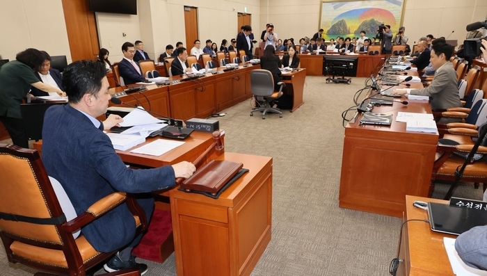 국회 정무위원회 법안심사제1소위원회. [제공=연합]