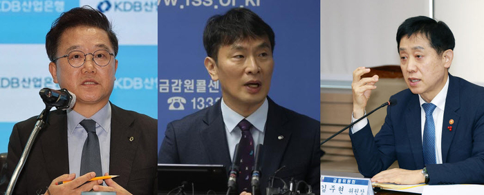 태영건설의 워크아웃(기업개선작업) 연착륙을 위해 팔을 걷은 금융수장들이 일제히 비판을 쏟아냈다. 알맹이 없는 자구안에, 최소한의 약속부터 지키지지 않아서다. 지난해 12월 28일 김주현 금융위원장은 “태영건설 워크아웃에 대해 질서정연하게 연착륙 시키겠다”고 약속했다. [사진=연합, 각 기관]