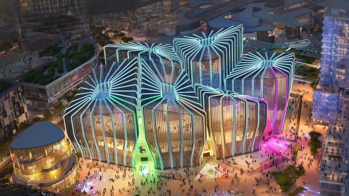 사우디아라비아에 건립 예정인 e스포츠 전용 경기장 ‘Qiddiya City Esports Arena’ 조감도. [출처=populous]