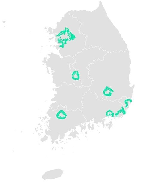 개발제한구역 도면. [제공=국토교통부]