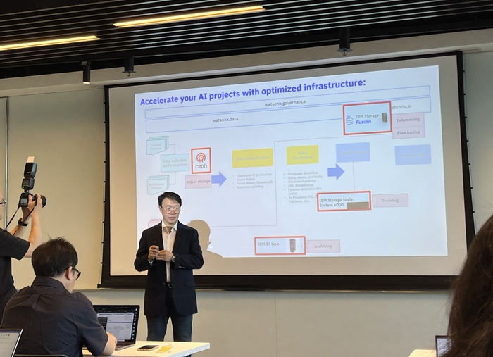 빈센트 쉬(Vincent Hsu) IBM 스토리지 최고기술책임자(CTO) 부사장은 [사진=EBN 김채린 기자]