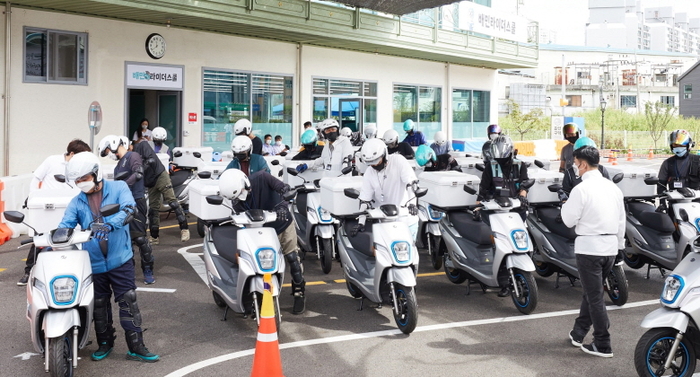 배민 라이더. [제공=우아한형제들]