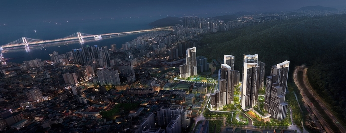 부산 광안 3재개발 조감도[제공=삼성물산]