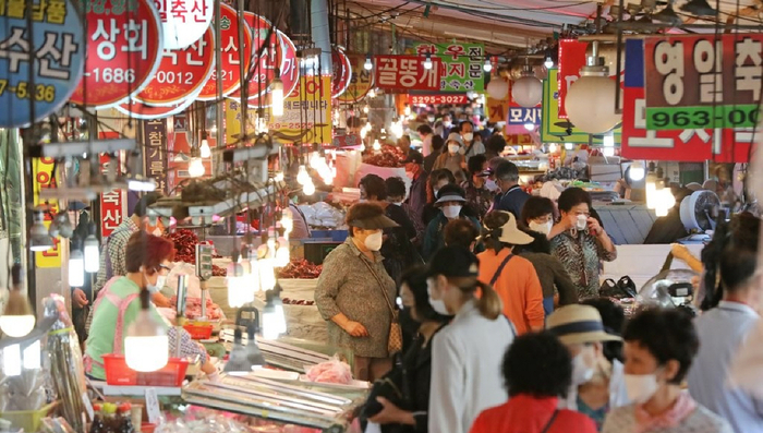 서울 시내 한 시장[제공=연합][