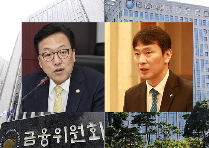 윤석열 정부의 두 번째 금융위원장 후보로서 22일 인사청문회를 맞는 김병환 기획재정부 제1차관<사진왼쪽>이 금융위원장으로 임명되면 50대인 역대 ‘최연소’ 금융위원장이 탄생하게 된다. 1971년생인 김병환 후보자와 금융 수장으로 손발을 맞출 이복현 금융감독원장<사진 오른쪽>은 최연소 금융감독 수장으로 1972년생이다. [제공=연합, 각 기관]