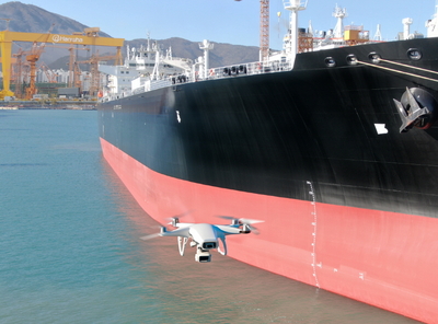 한화오션, 드론 활용 선박 흘수 계측시스템 개발