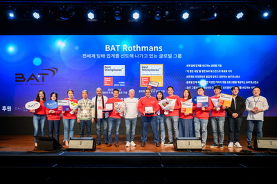 BAT로스만스, ‘일하기 좋은 100대 기업’ 2년 연속 7관왕
