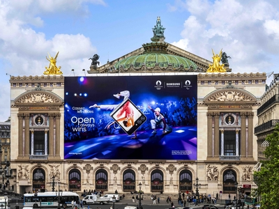 삼성전자, 프랑스 파리 올림픽 옥외 광고